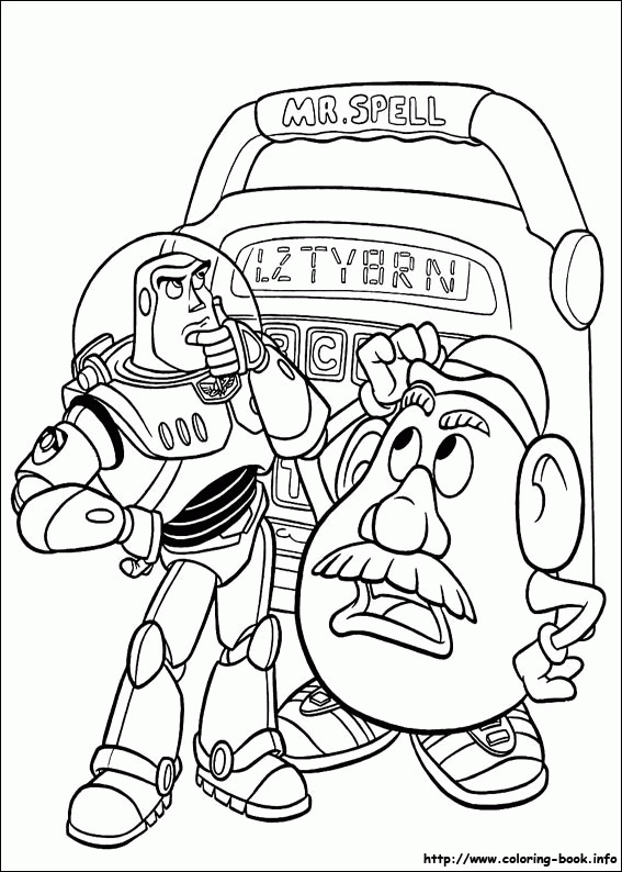 Toy Story kolorowanki